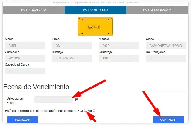 Impuesto Vehicular Atlantico Fecha de vencimiento