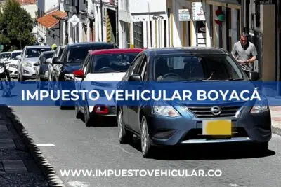 Impuesto Vehicular Boyacá