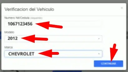 Impuesto Vehicular Cordoba Verificacion del vehiculo