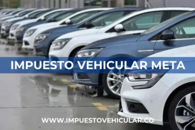 Impuesto Vehicular Meta