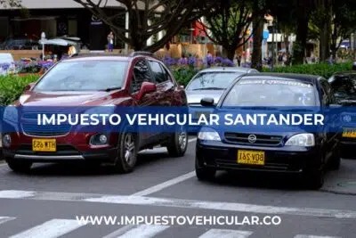 Impuesto Vehicular Santander