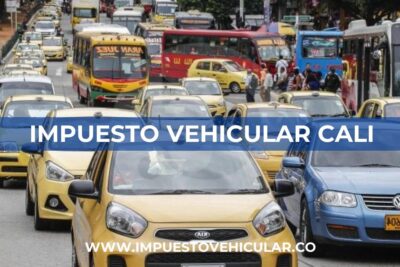 Impuesto Vehicular Cali (Valle del Cauca)