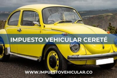 Impuesto Vehicular Cereté (Córdoba)