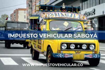 Impuesto Vehicular Saboyá