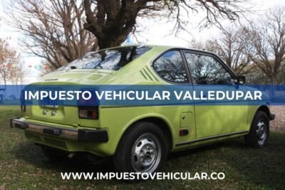 Impuesto Vehicular Valledupar (Cesar)