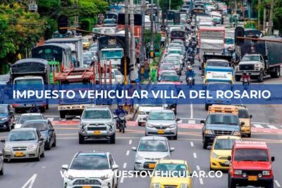 Impuesto Vehicular Villa del Rosario (Norte de Santander)